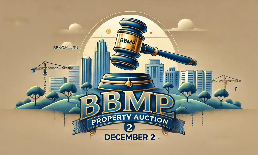 BBMP Cracks Down on Tax Defaulters: Properties to Be Auctioned Starting December 2